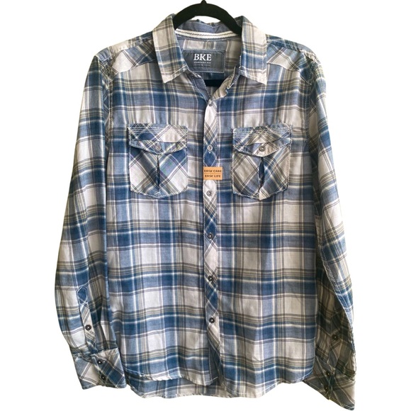 BKE Other - BKE Buckle Men’s Shirt Small Long Sleeve Button Down Casual Plaid